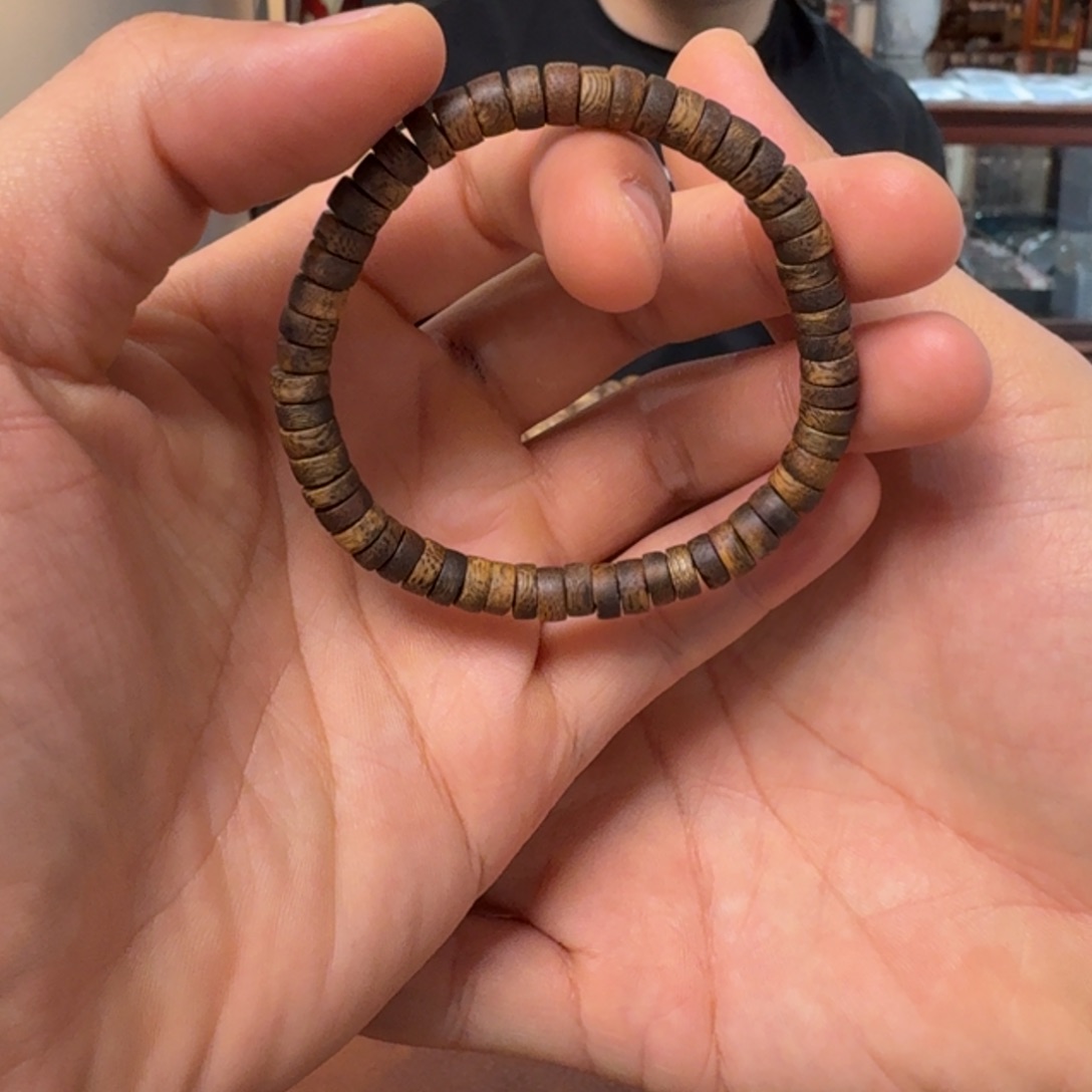 沉香手串高等级 99浮沉 卡6直切 叠戴神器