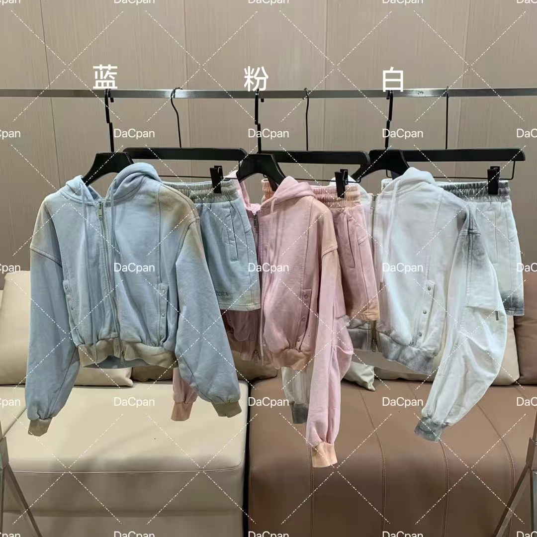 DACPAN-“运动少女”渐变连帽休闲套装2025/盼·PP 53135