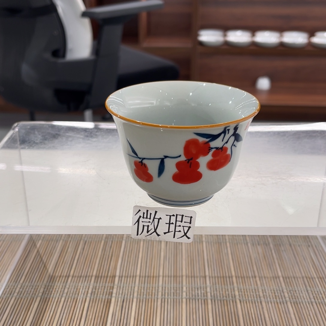 微瑕釉下彩纯手绘