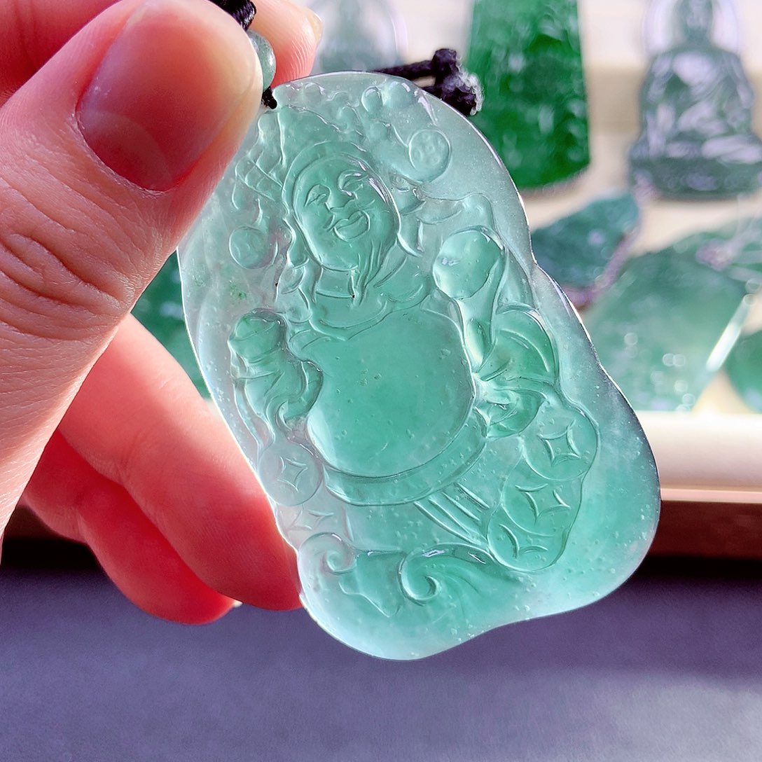 【闪购商品】翡翠未镶嵌颈饰天然