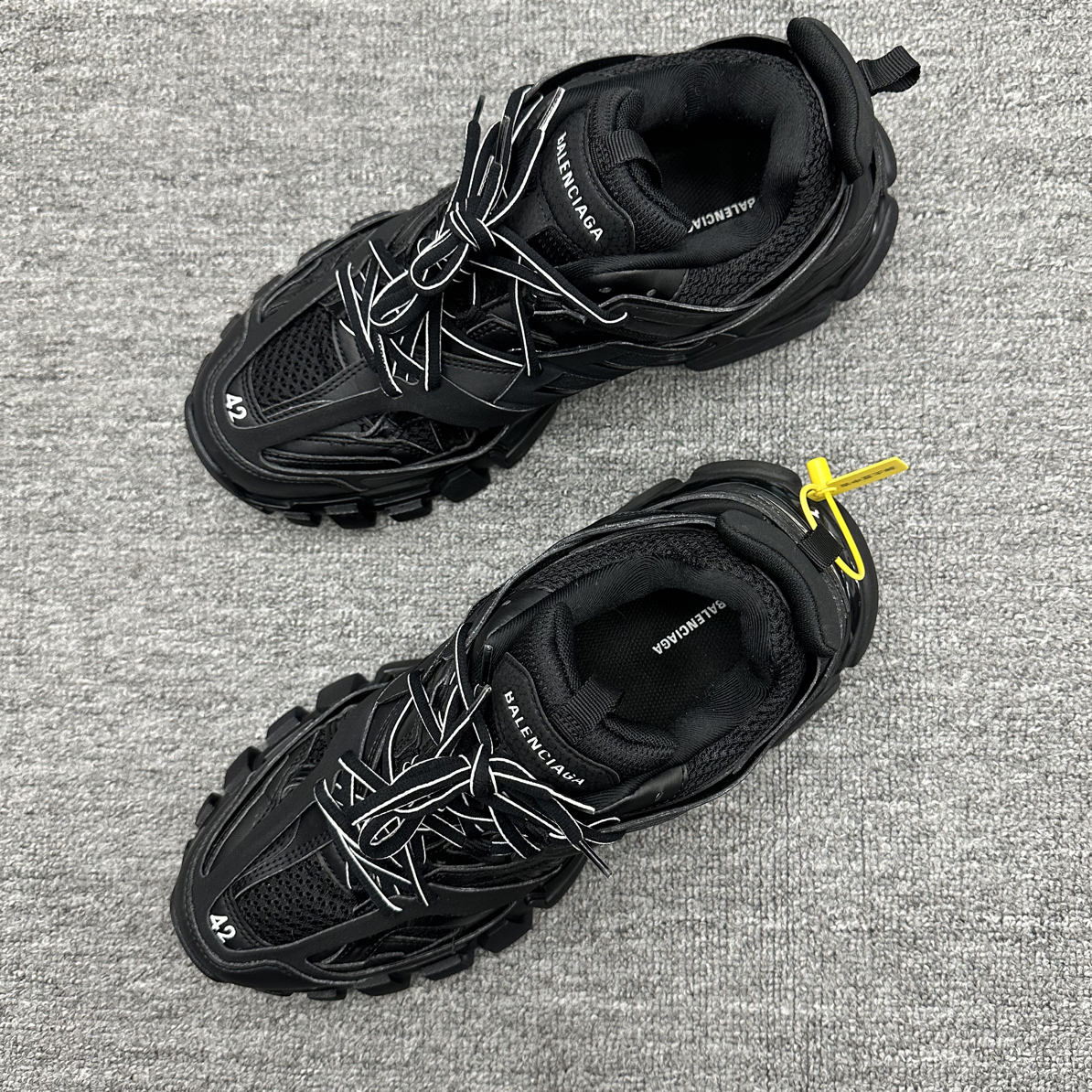 99新 Balenciaga/巴黎世家 42 巴黎世家track 老爹鞋 黑色 99新