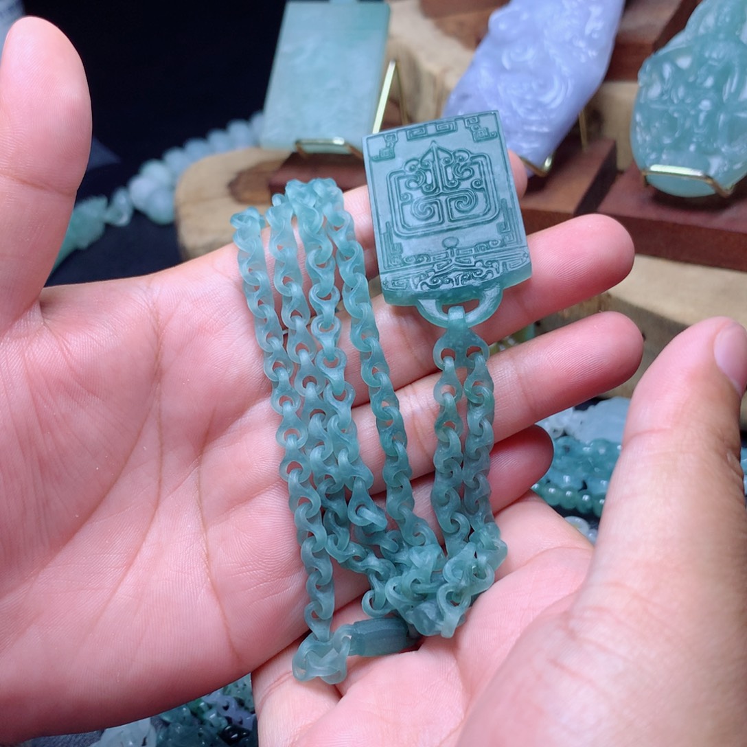 波***1定制翡翠未镶嵌翡翠