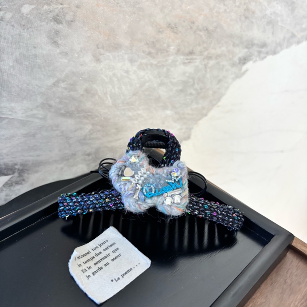 小狗爱心蝴蝶结抓夹FJ1664