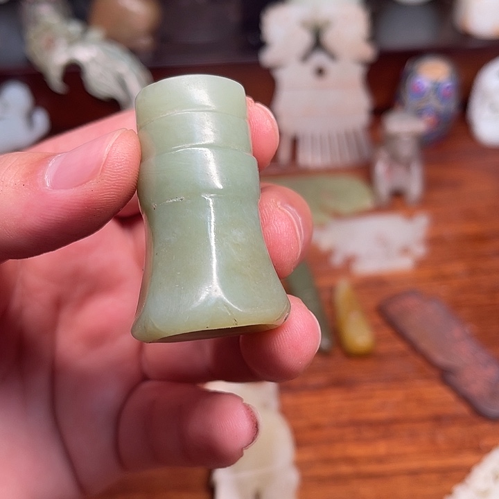 启***》和田玉（糖玉）未镶嵌挂件