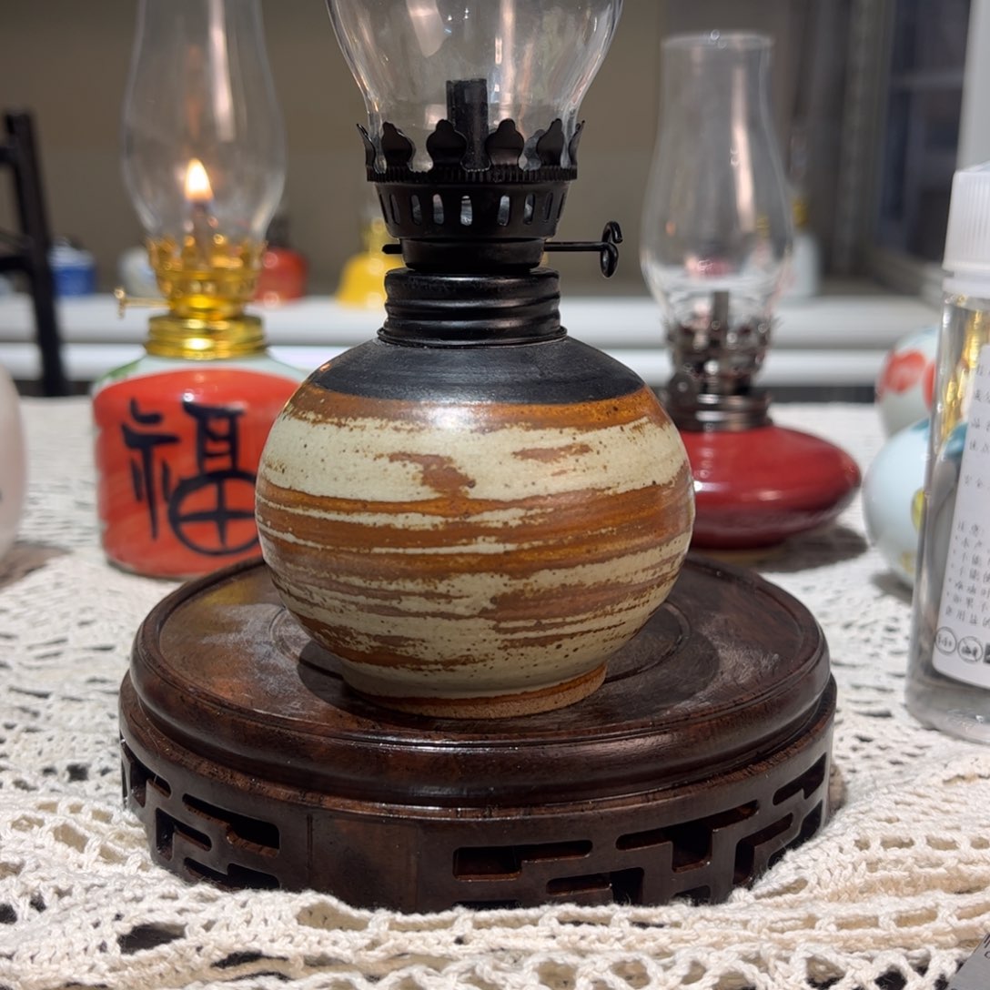 摆件景德镇陶瓷香薰灯