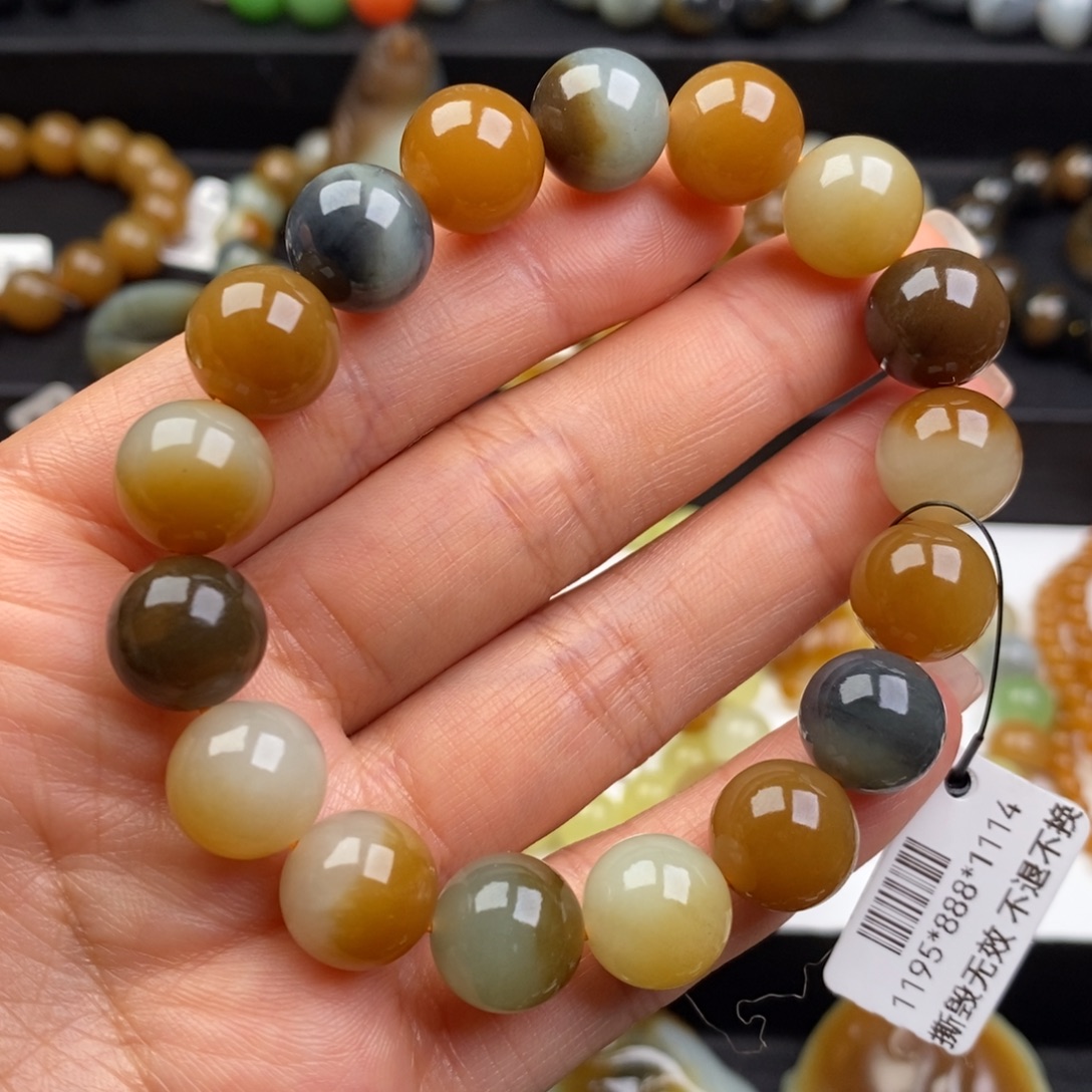 小***缘和田玉未镶嵌手串