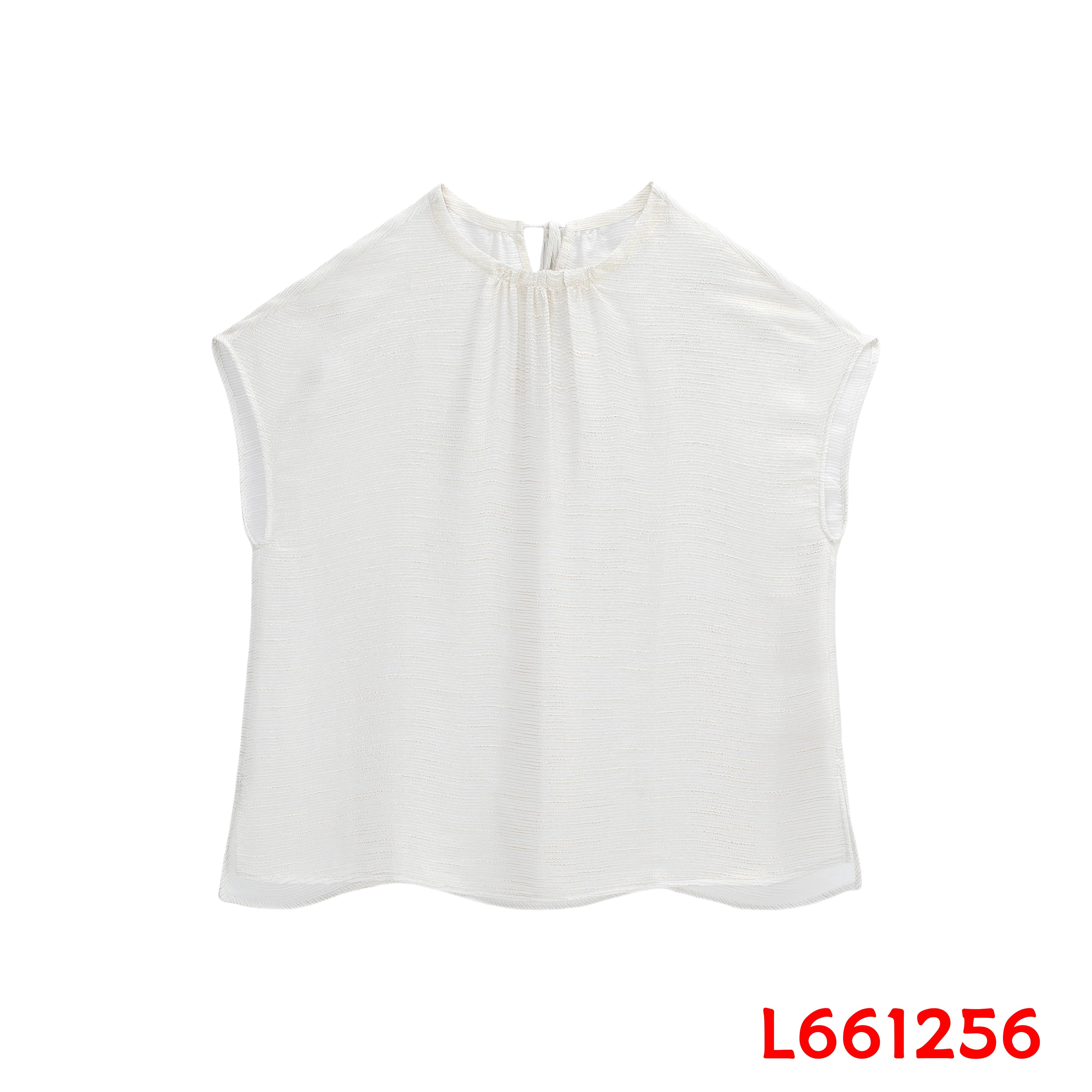 【小水专属】烫金横条短袖上衣 661256