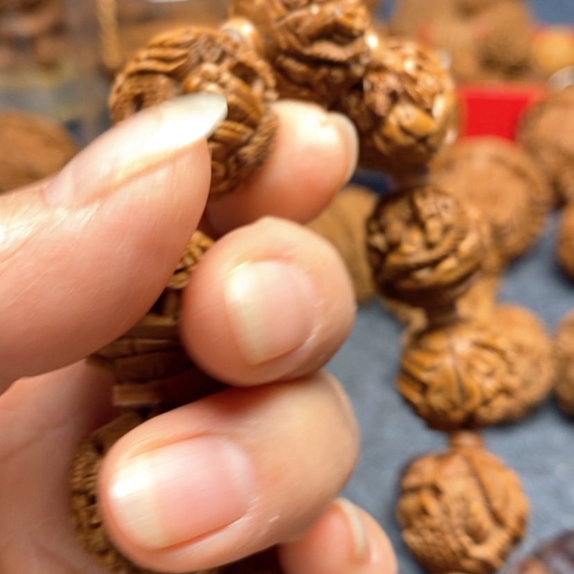 【闪购商品】手串/手链橄榄核灬*灬桃核雕刻