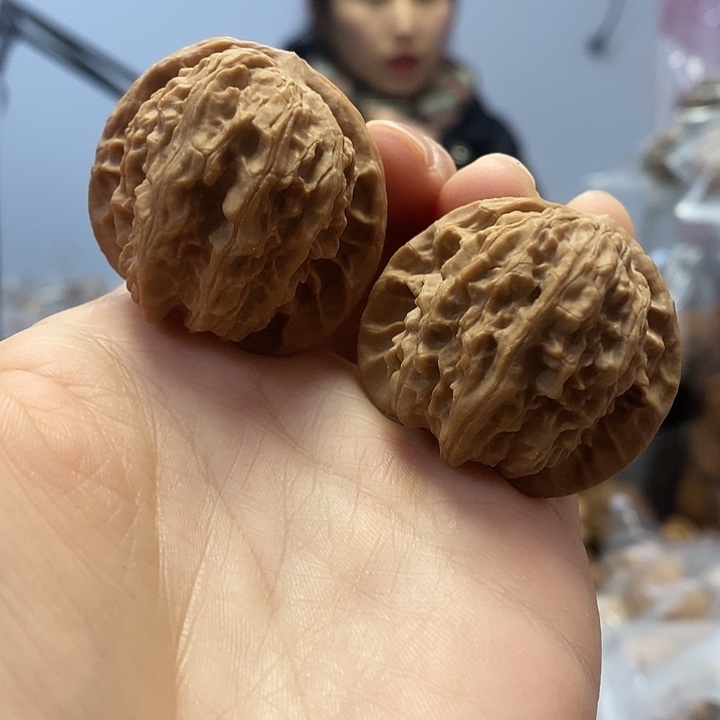 把件文玩核桃38黄杆蜡皮