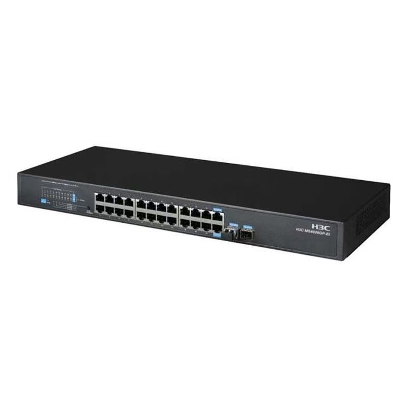 华三1224F升级款H3C MS4026GP-EI千兆交换机 