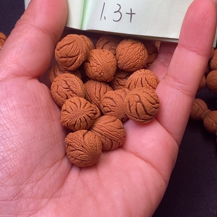 秦岭龙纹桃核18颗