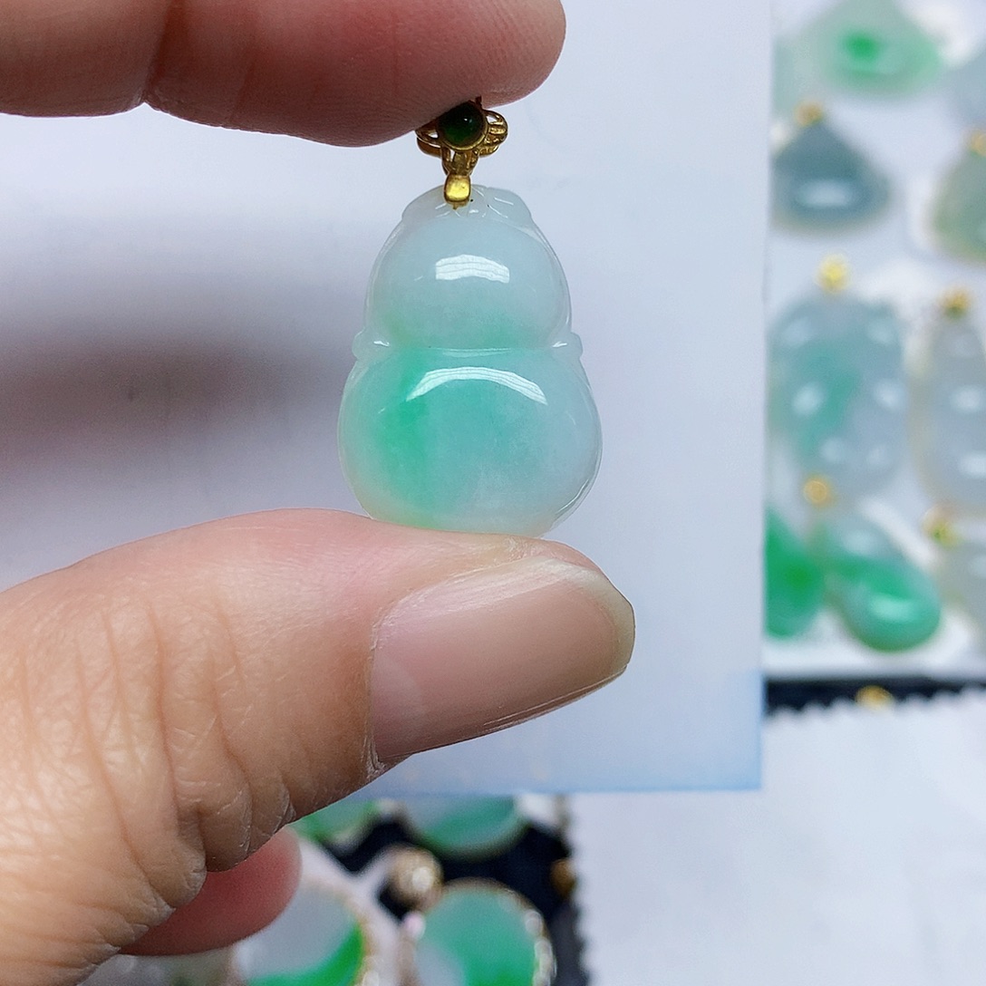 翡翠未镶嵌颈饰356788