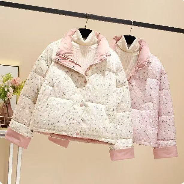 【莹莹推荐】棉服女新款冬季外小个洋气加厚棉服超好看短款棉衣