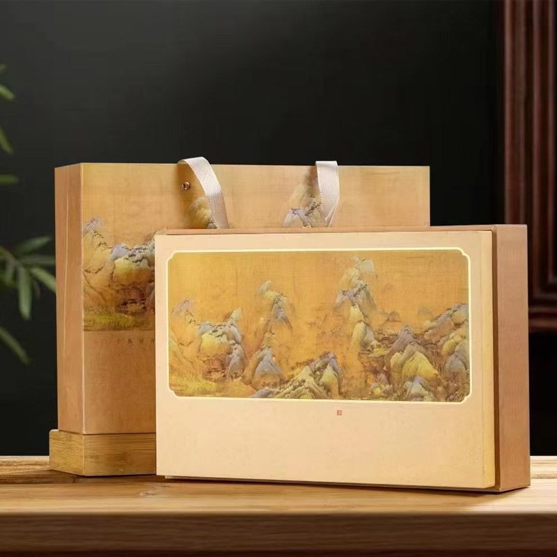 正宗福鼎白茶饼贡眉枣香老白茶茶叶精美皮质礼盒装节日送礼送长辈