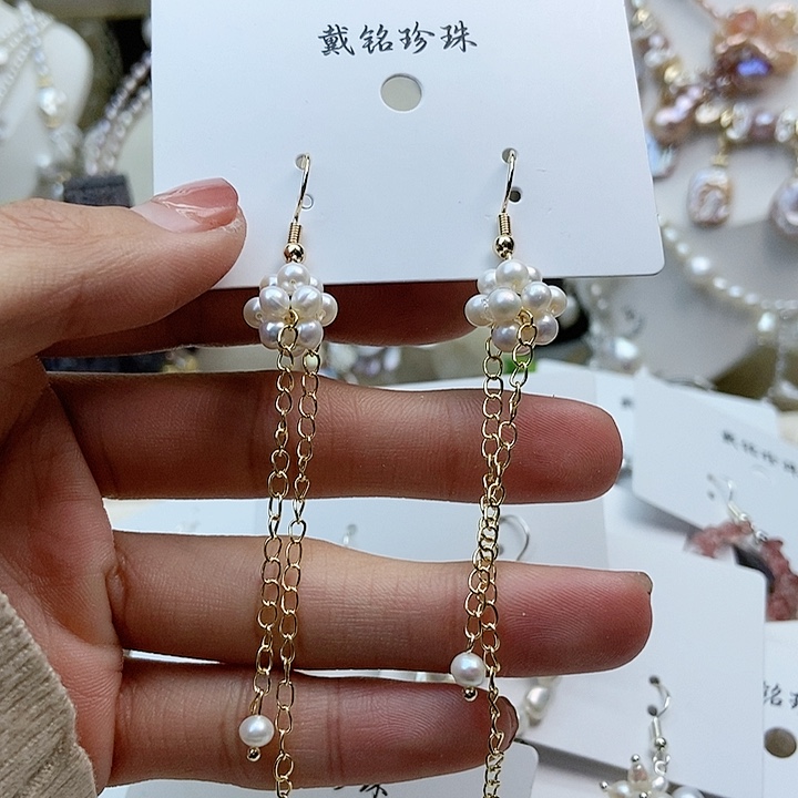 淡水珍珠颈饰银S925镶嵌