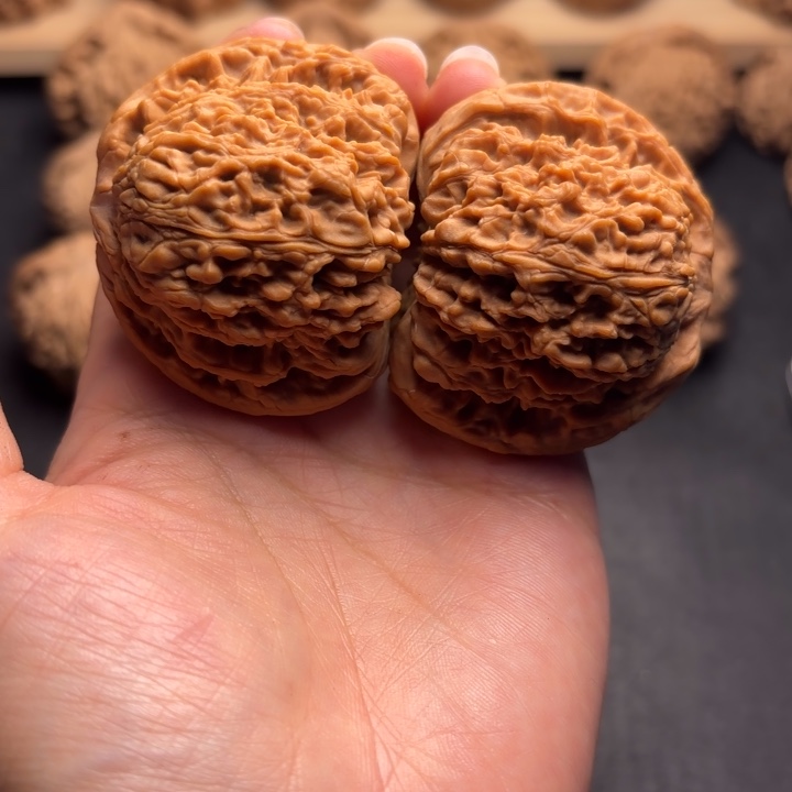 盘***性文玩核桃把件48南疆