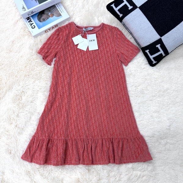 妃鱼/迪奥/100 %棉/连衣裙/95新/z零一三零