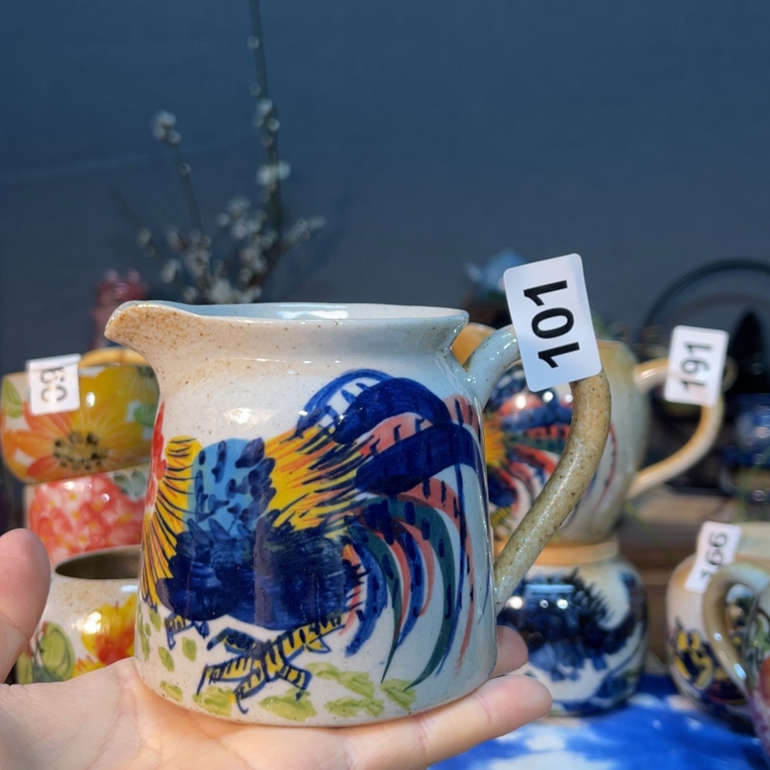 杯素浅陶瓷手工手绘