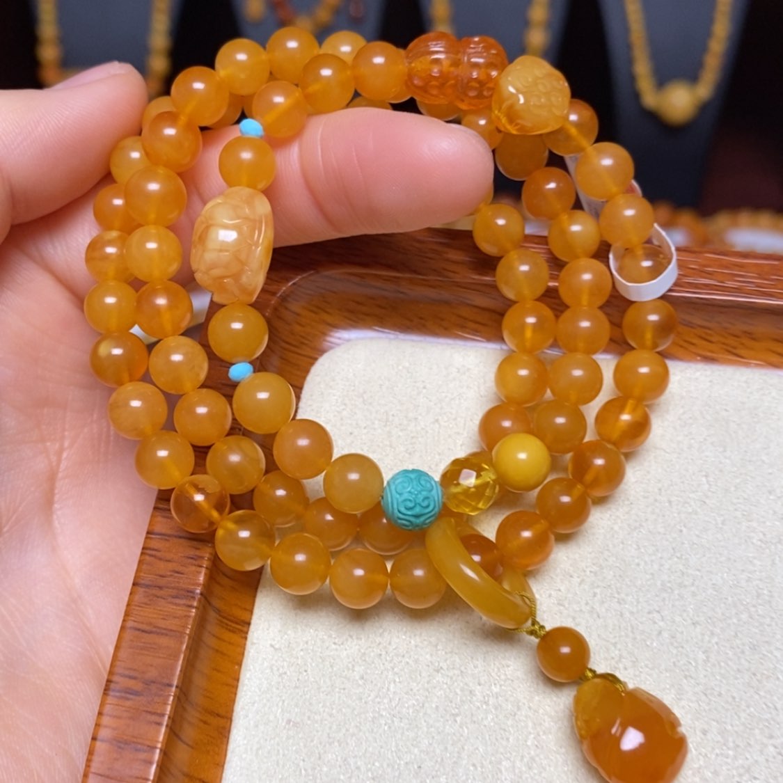 【闪购商品】蜜蜡手链未镶嵌手串