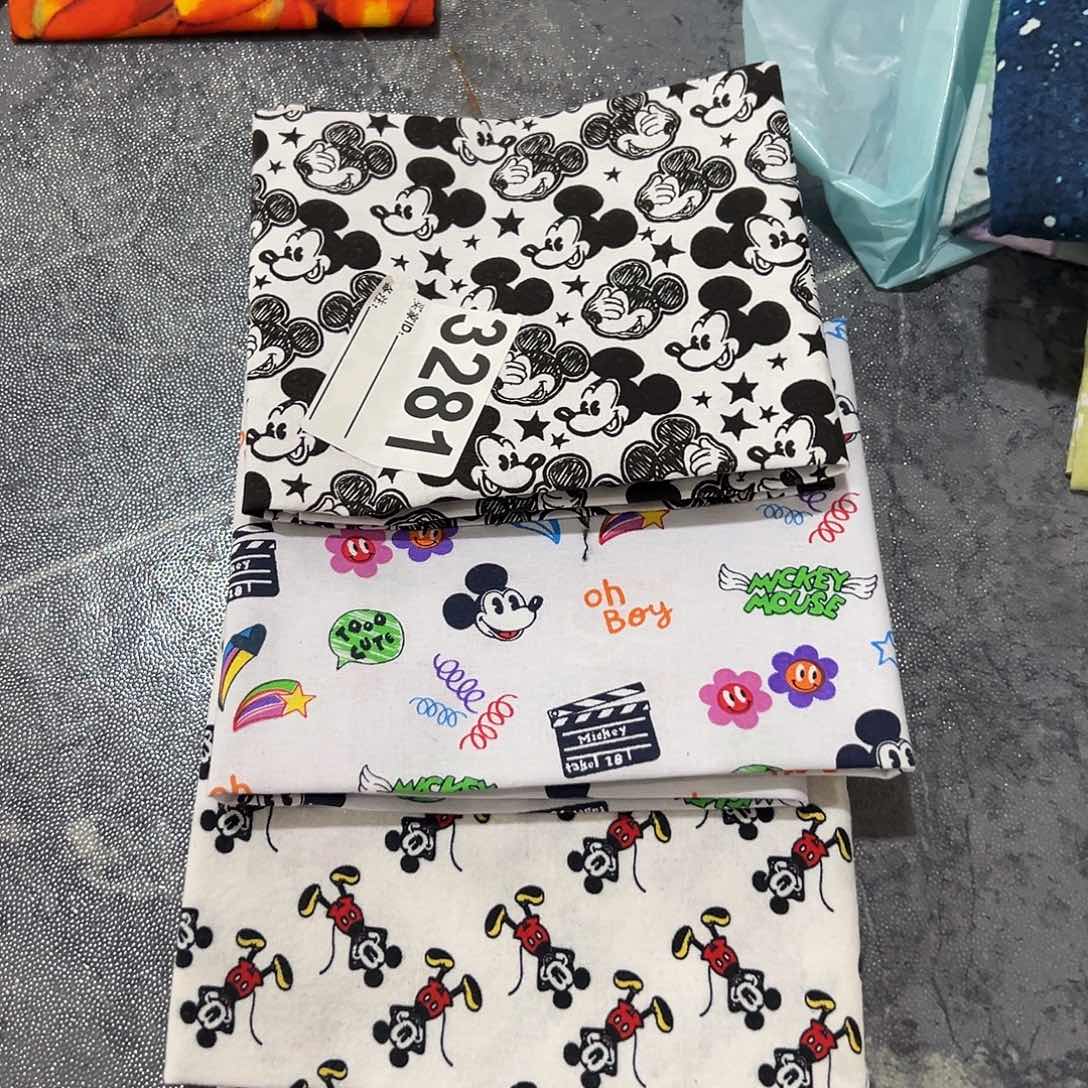 3片品牌原单纯棉平布45*53厘米一片