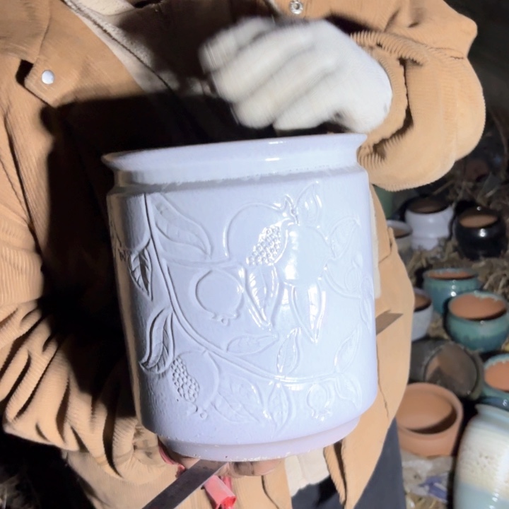 红陶口径 高度 花盆 21 24