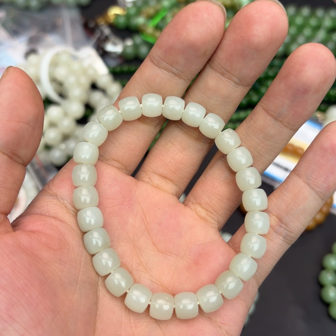 和田玉手链未镶嵌