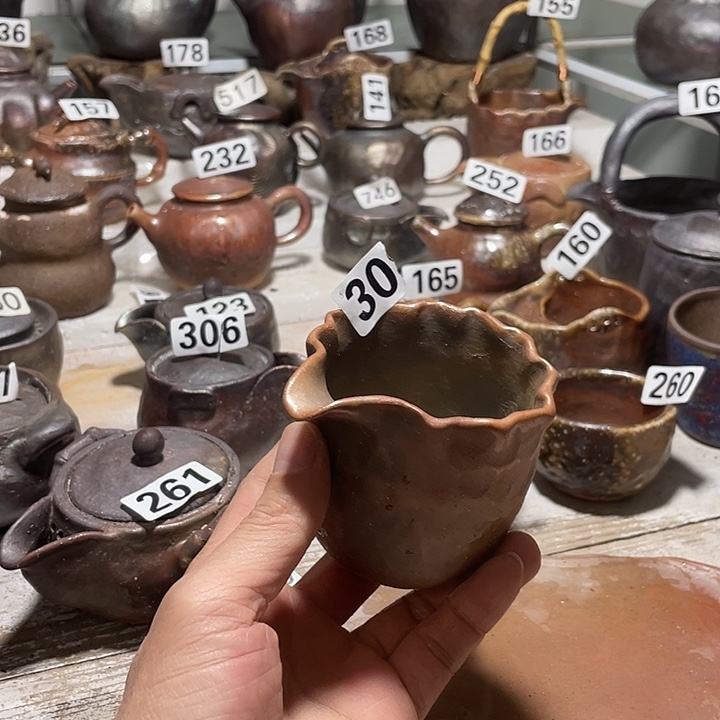 纯手工柴烧茶具精品