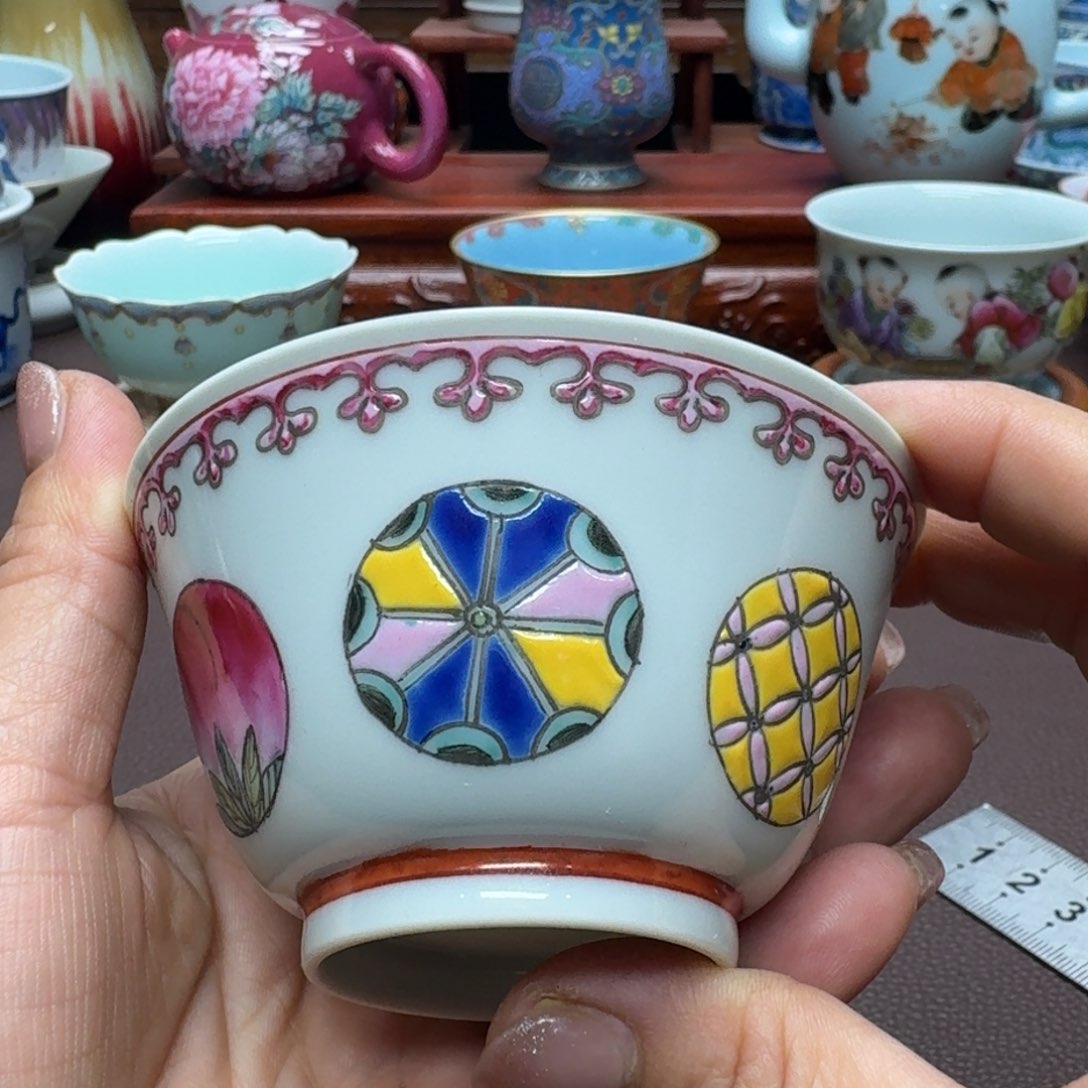 瓷片景德镇仿古手工制作精品展示