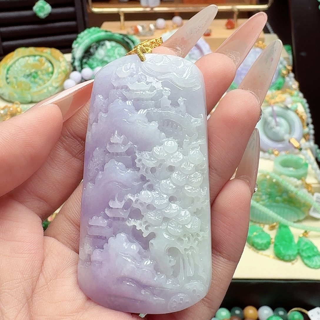 颈饰未镶嵌翡翠翡翠吊坠