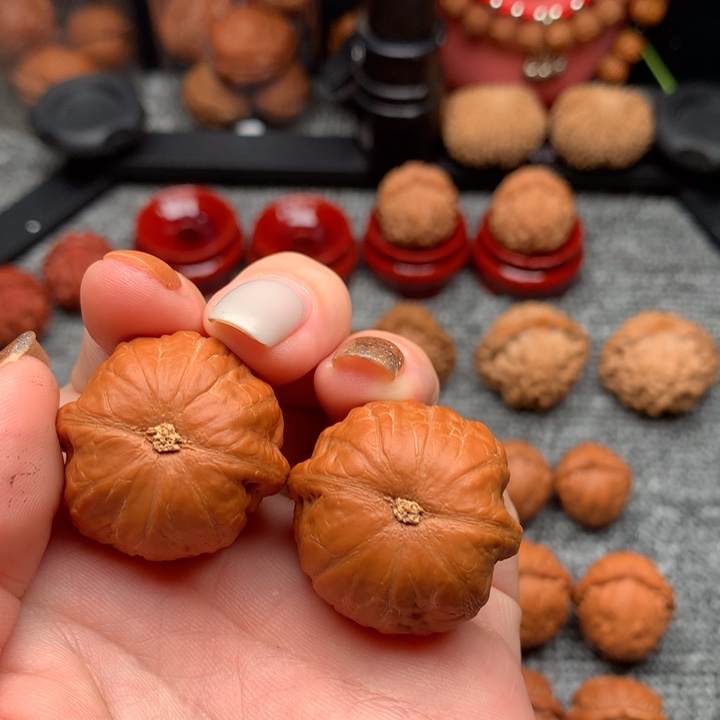 吊坠文玩核桃大*古蟾