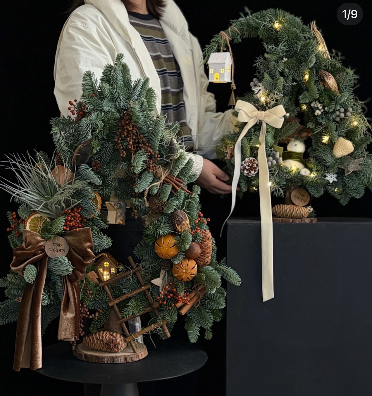 圣诞诺贝松森林小屋  室内观赏性花材  花期长