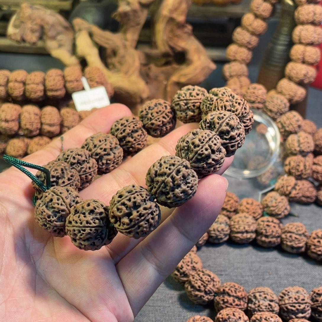 金刚菩提手串超头20mm双龙梅花