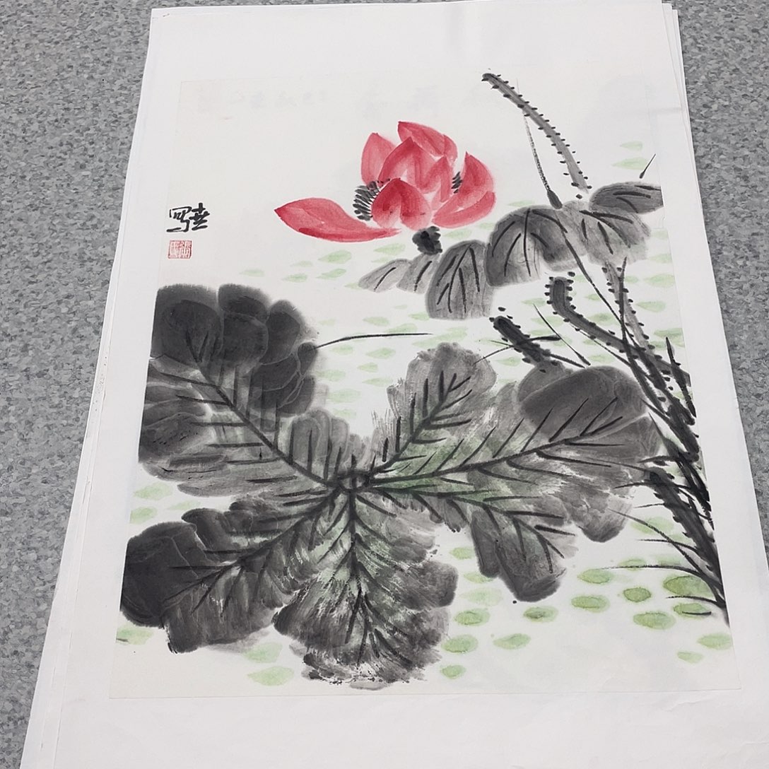 国画1.4平尺国画作品