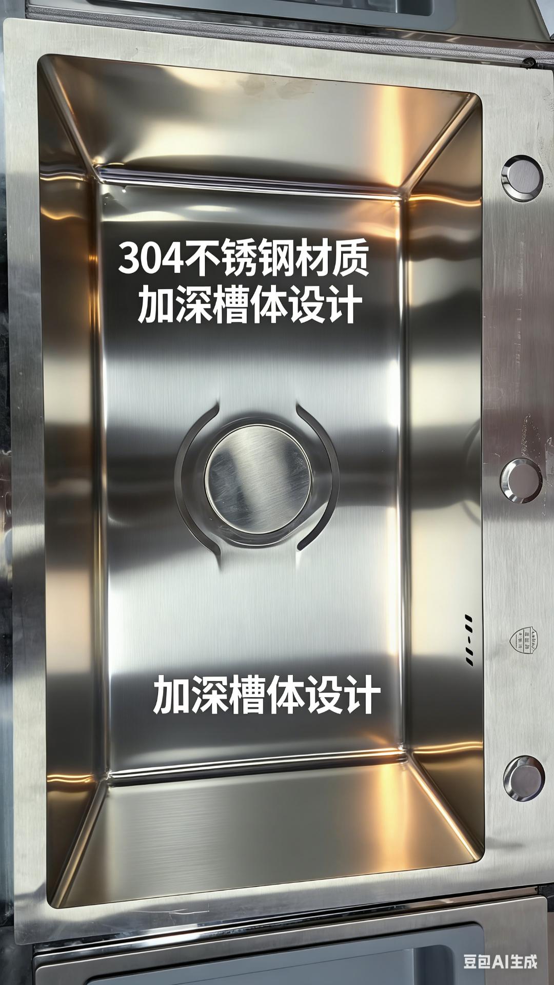 【辰昂特供】SUS201平面拉丝灰不含水龙头配件多尺寸单槽洗菜盆