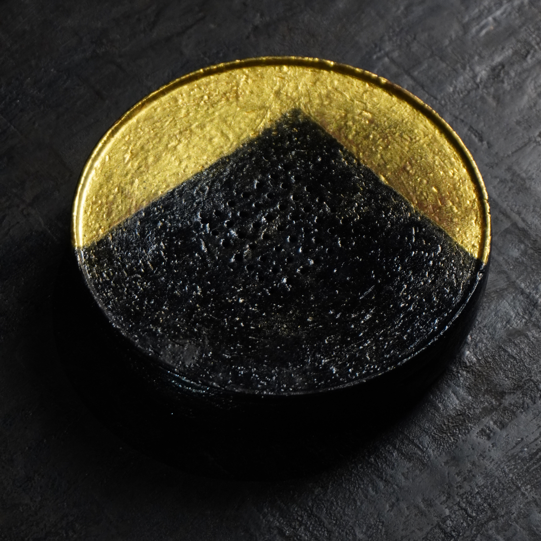 陶瓷镶器 大漆蓄水壶承  轻奢风  创新 