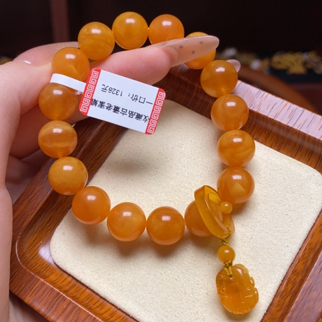 【闪购商品】蜜蜡手链未镶嵌手串