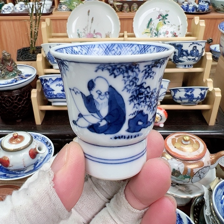 柴窑茶具茶壶茶杯道八闻香杯
