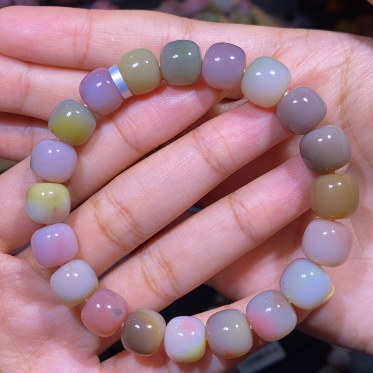 【闪购商品】玛瑙/玉髓手串未镶嵌靖*盐源玛瑙