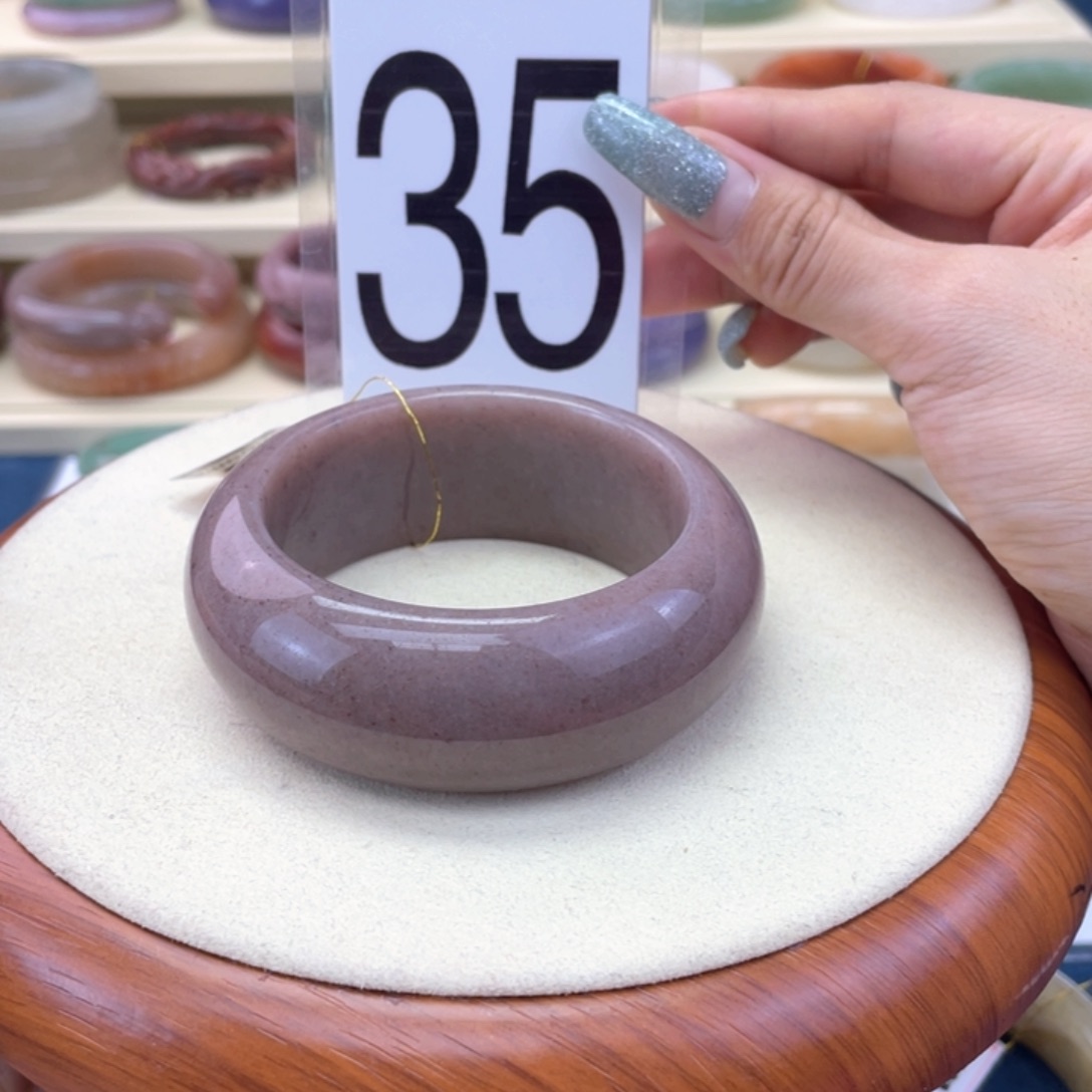 石英质玉未镶嵌手镯