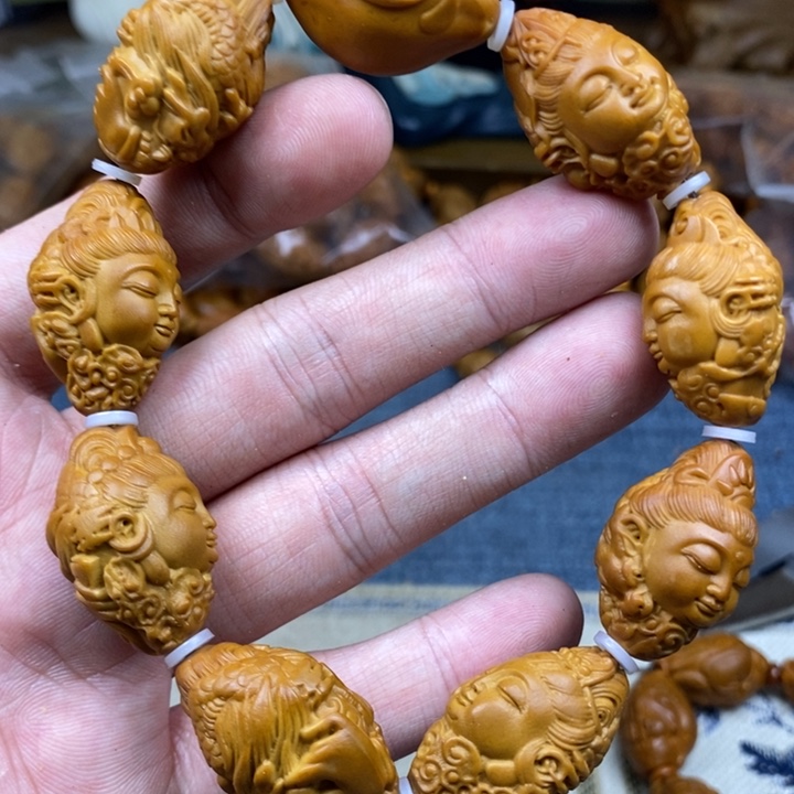 橄榄核手串/手链橄榄核雕工艺手串