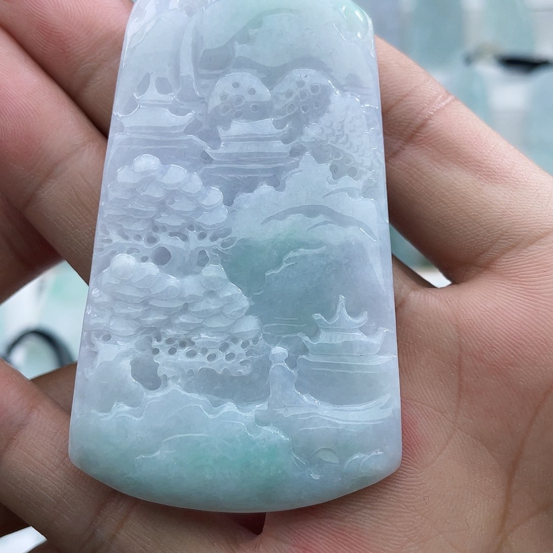 颈饰未镶嵌翡翠翡翠