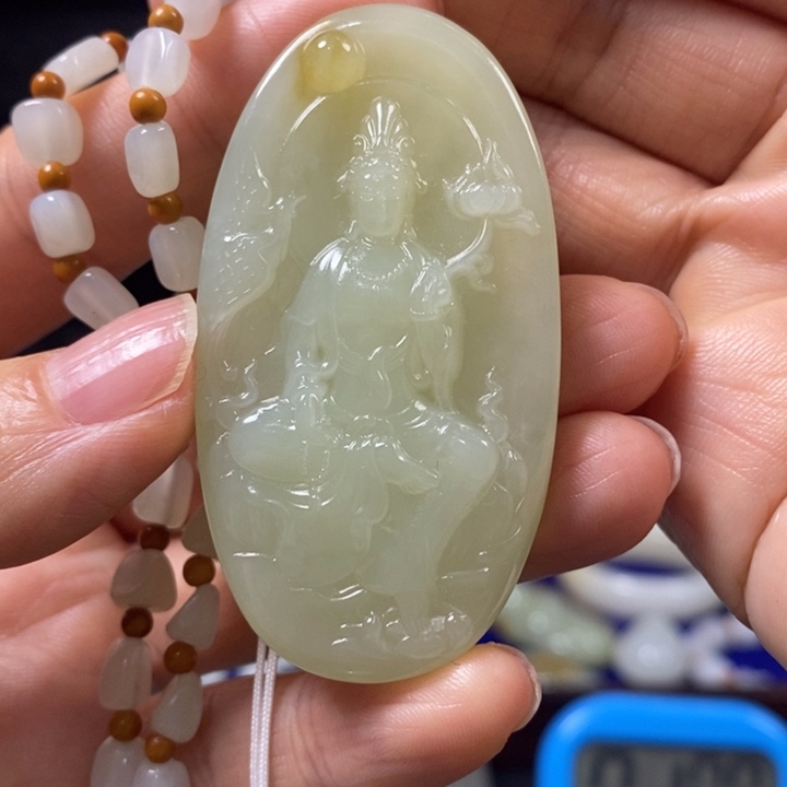 和田玉挂件未镶嵌阿*