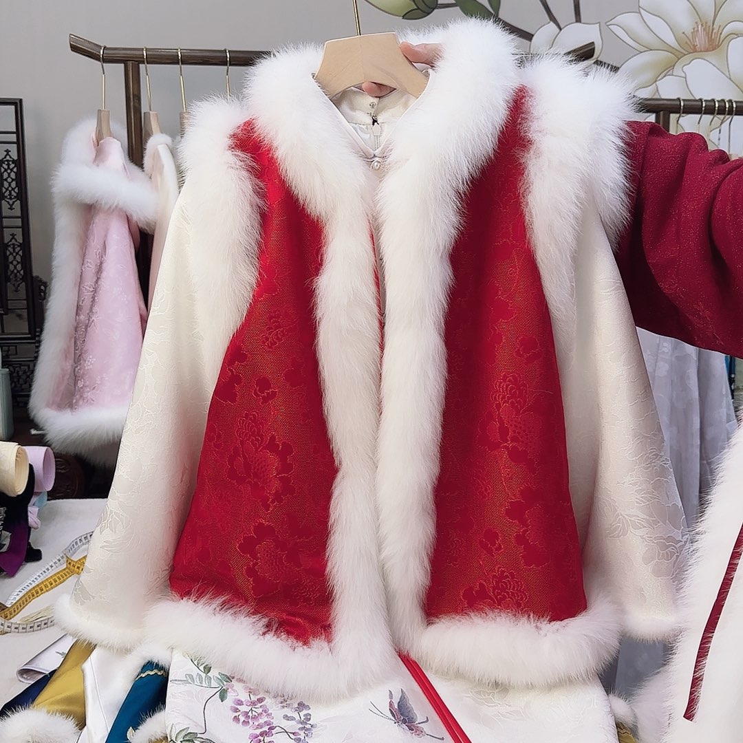 刺绣9.真丝苏绣棉服马甲