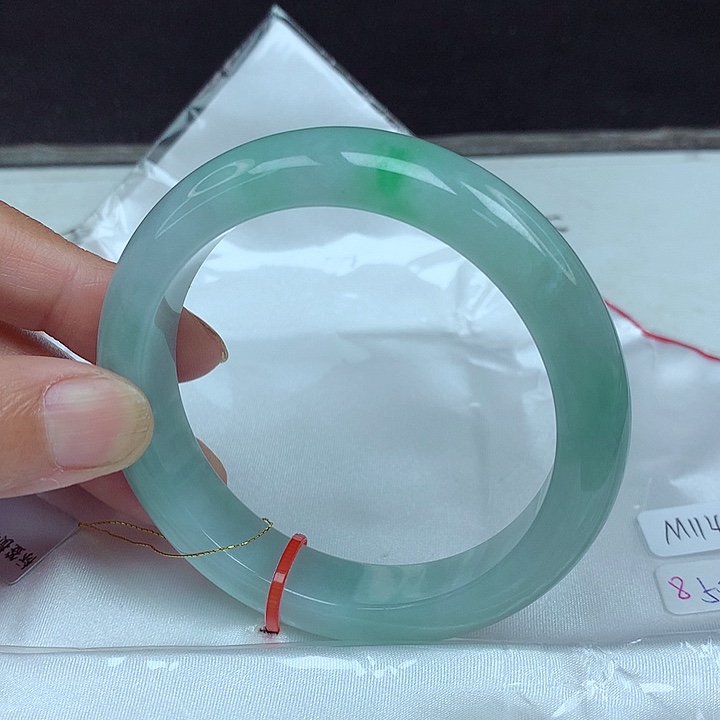 翡翠未镶嵌手镯58圈4544