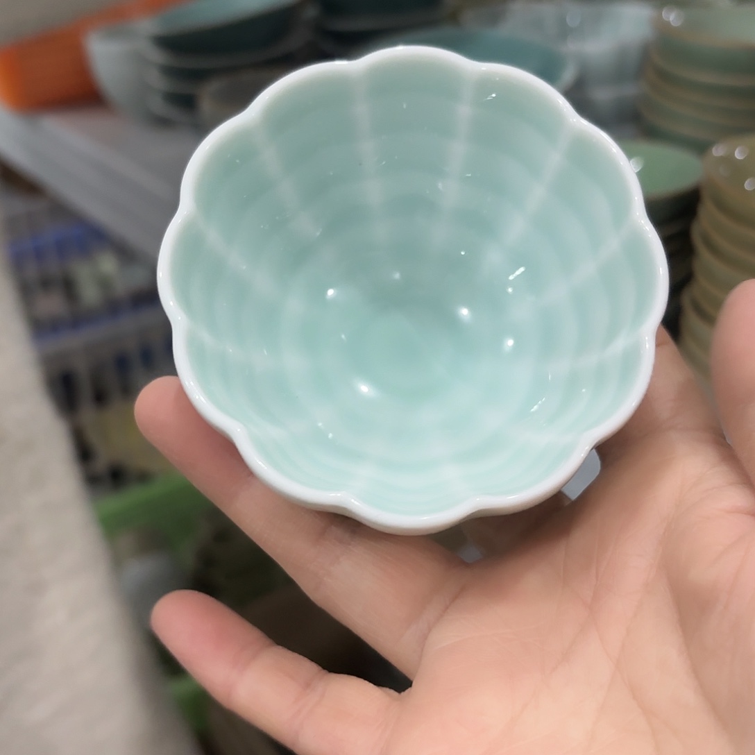 龙泉云间青瓷小米茶器