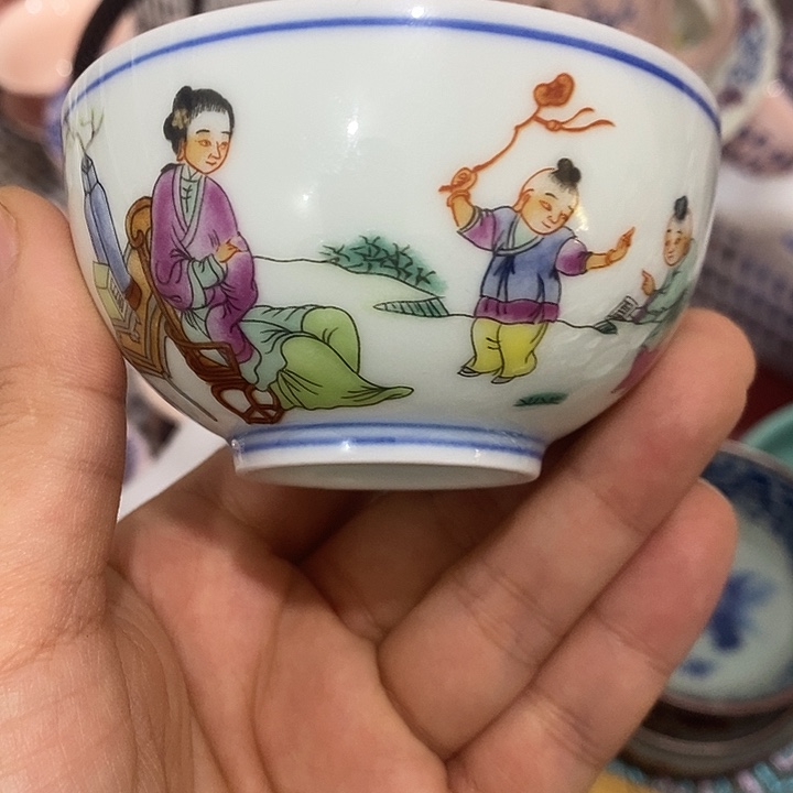 摆件陶景德镇陶瓷主人杯133444