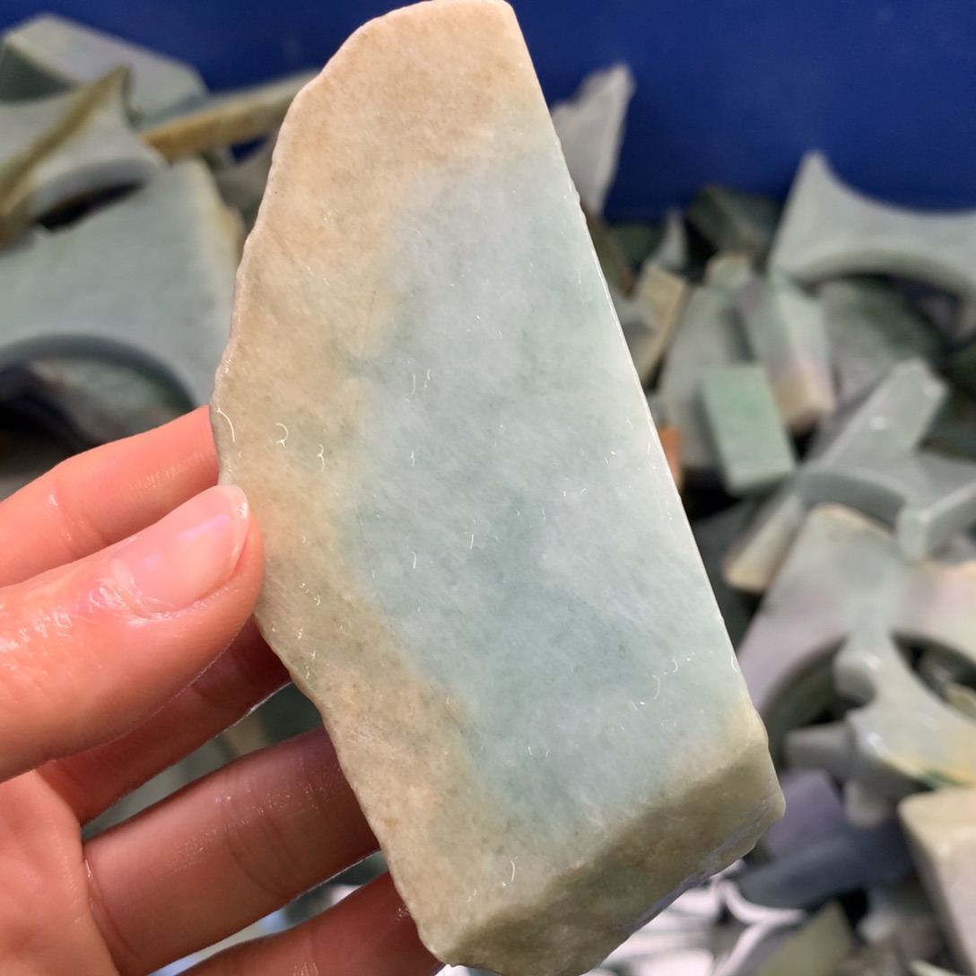 翡翠裸石翡翠边角料