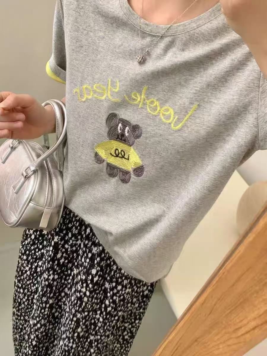 美芽夏季新款短袖连衣裙孤品捡漏，默认微瑕