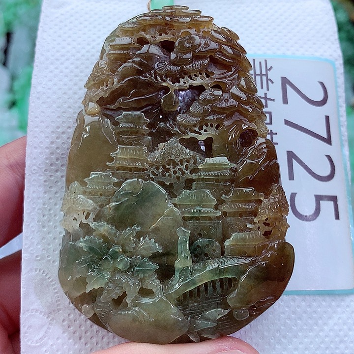 吊坠(不含链)未镶嵌翡翠