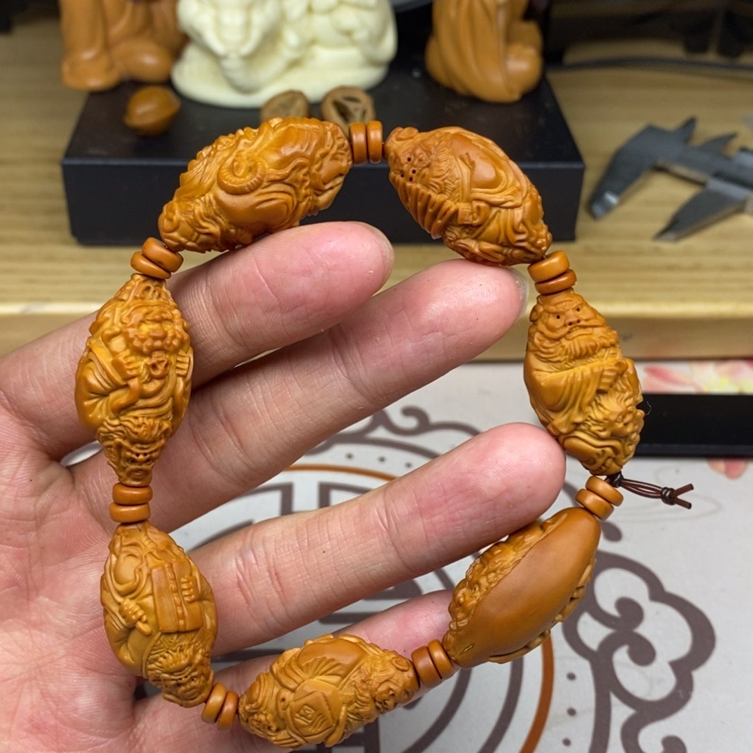 橄榄核手串/手链橄榄核雕工艺手串